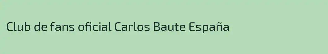 Club de fans oficial Carlos Baute España